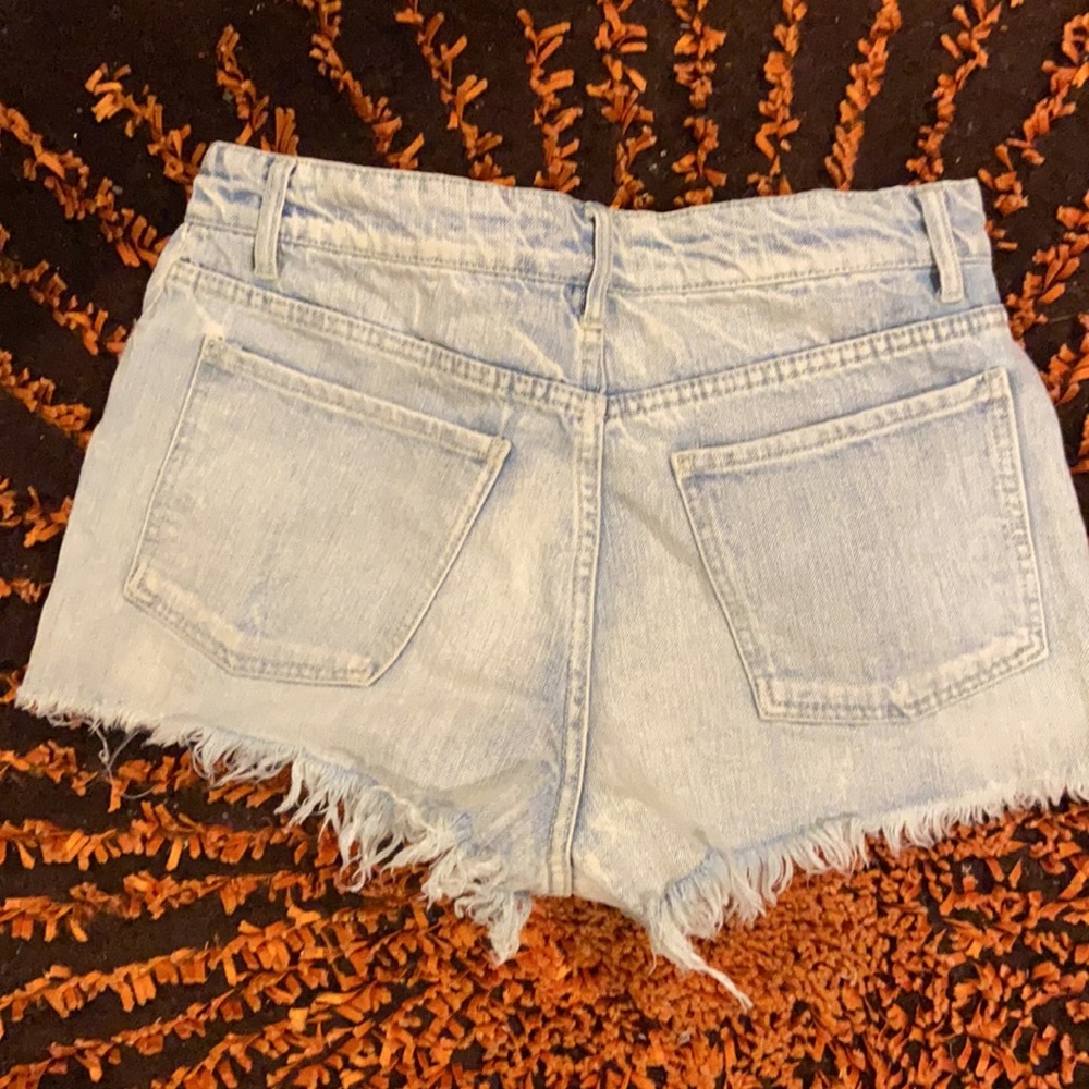 Sunset + Spring embellished sequin denim shorts, 30 - Picture 6 of 6